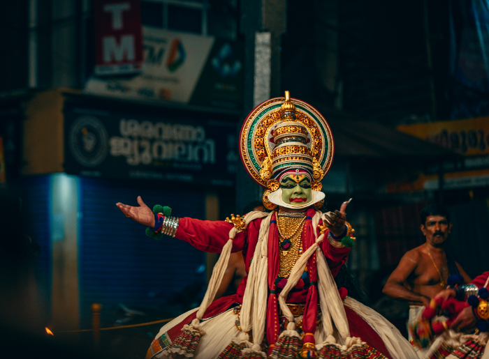A Kathakali performance