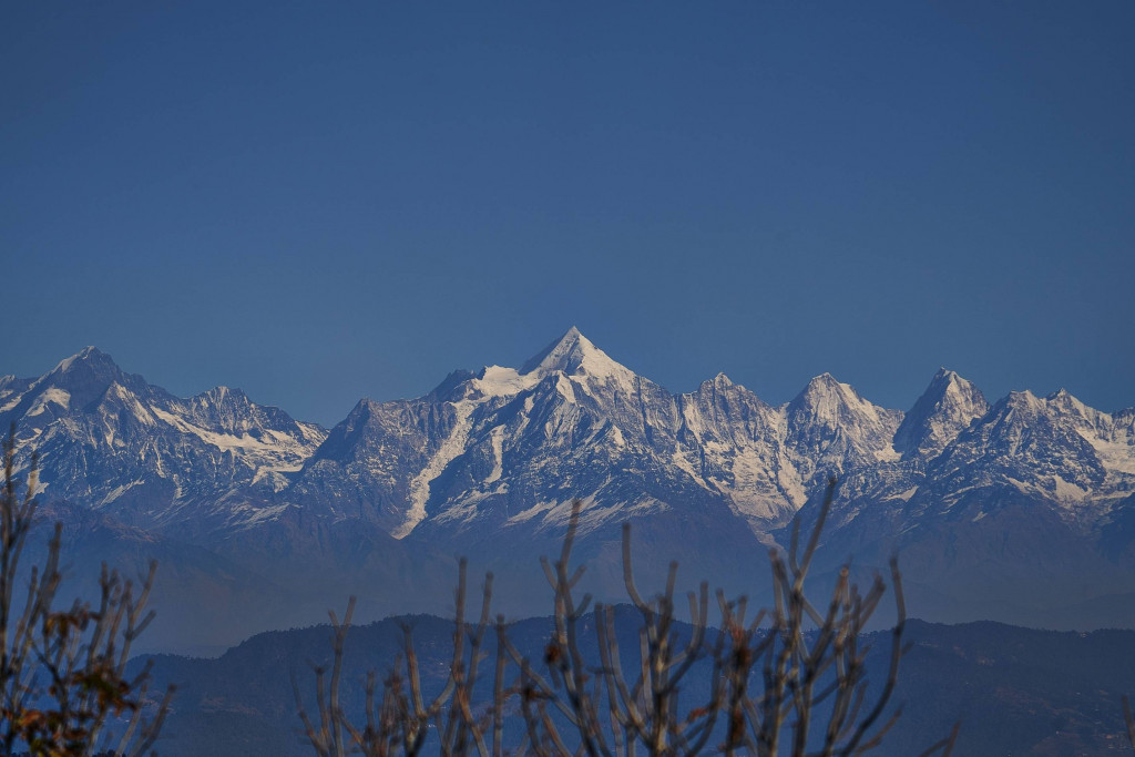 An enchanting view of the mountains from Mukteshwar