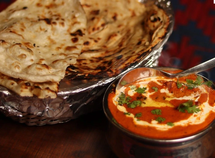 Butter chicken at Bathinda Junction