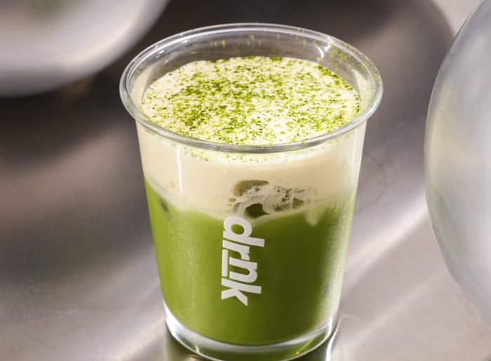 Matcha drink at drnk