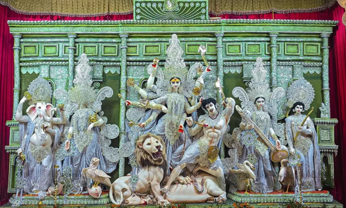 Sreebhumi Durga Puja Pandal Theme 2025