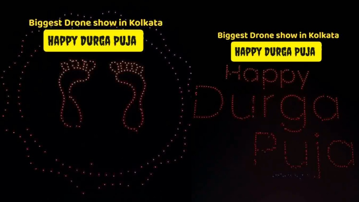 Drone Show in Kolkata for Durga Puja 2025