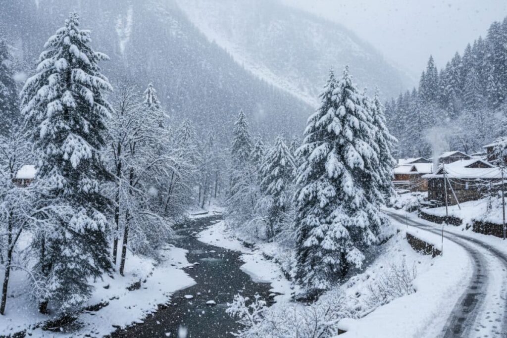 Snowfall in Himachal