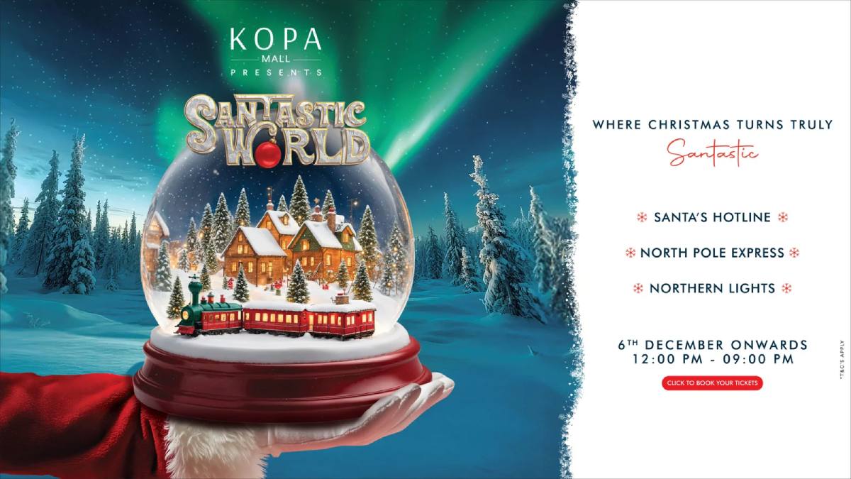 Santastic World At Kopa Mall chirstmas event