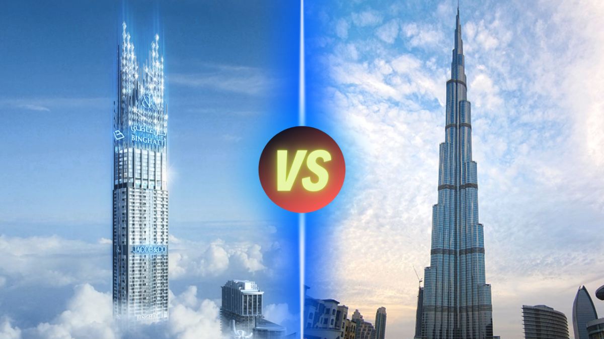 burj binghatti vs burj khalifa