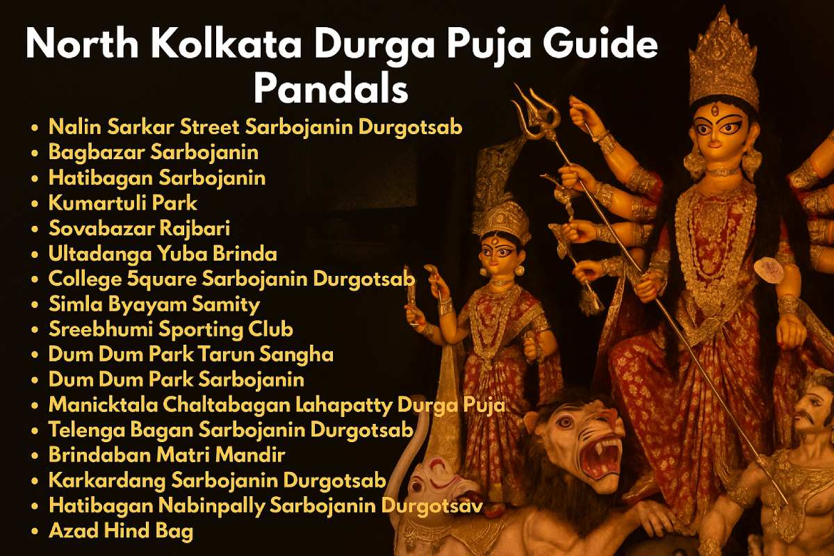 North Kolkata Durga Puja List 2025