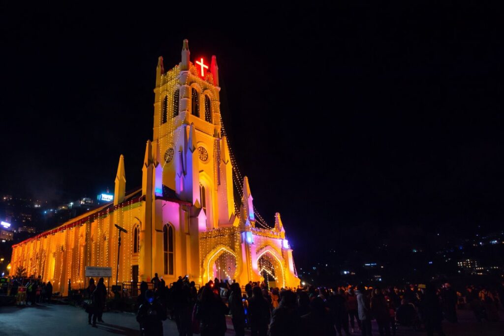 christmas in shimla